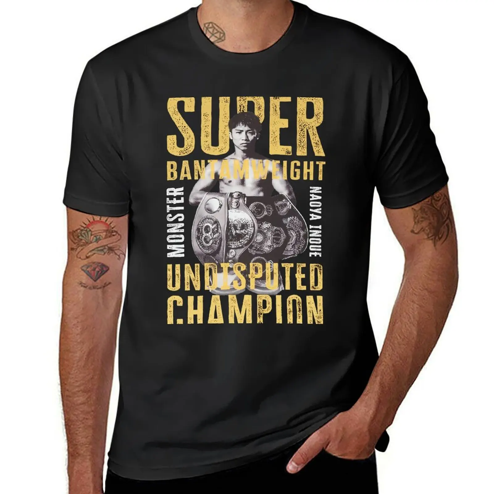 Naoya Inoue Super Bantamweight Undisputed Champion T-Shirt summer top customs boys whites designer t shirt men