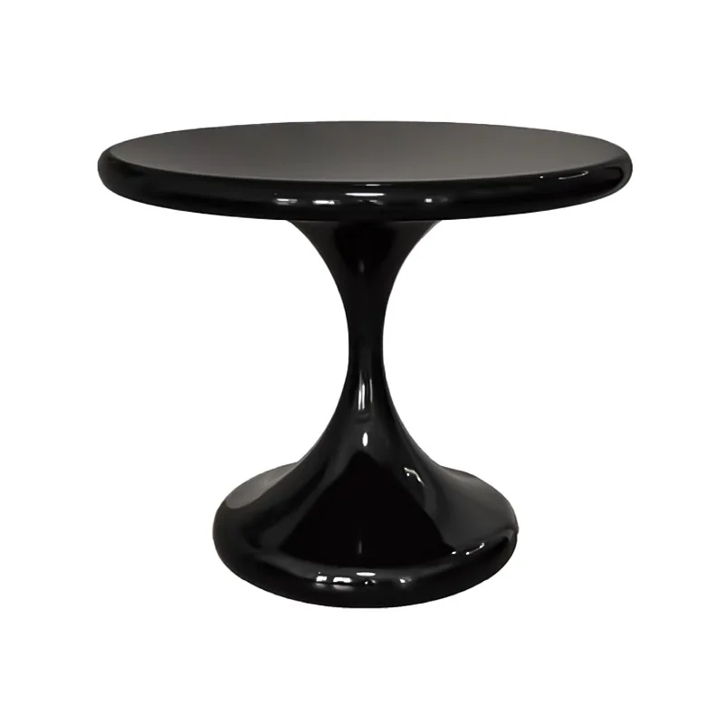 

Modern simplicity, round imitation bump dining table, light luxury household
