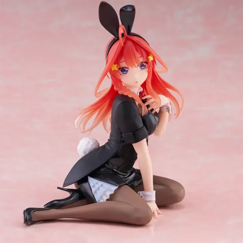 Original in Stock Taito Gotoubun No Hanayome  Nakano Itsuki Desktop Cute Bunny Ver Anime Figure Action Figure Model Decoration