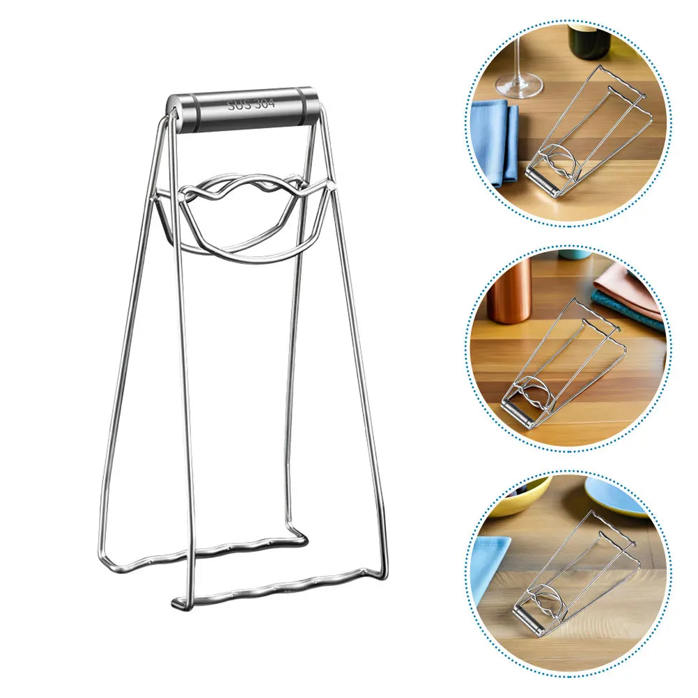 Pinza para Platos de Acero Inoxidable Anti-Escaldaduras: Agarrador Ergonómico para Platos Calientes con Diseño Antideslizante para un Uso Seguro en la Cocina del Hogar