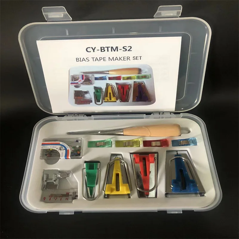 

Hand Sewing Patchwork Tool Set Taiwan Made Binder Roller Hemmer Tube Puller Premium Quality Needle Thread DIY Crafts