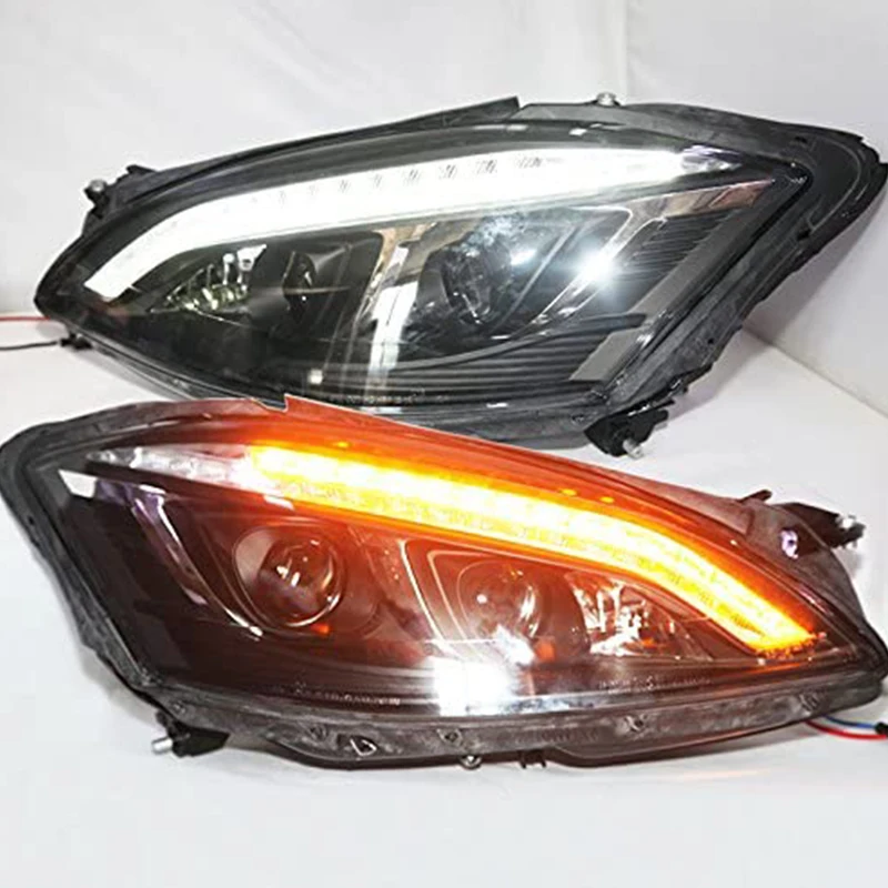 For Benz S Class W221 S350 S500 S600 LED Headlight 2006-2008 Front Lamp