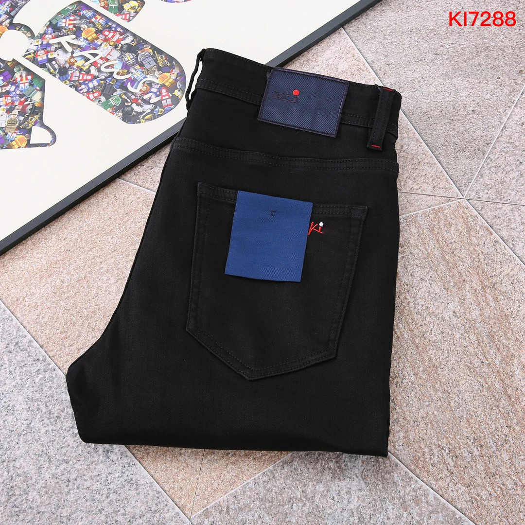 

BLLIYOSS Jeans Thick Cotton Men 2024 Autumn New comfortable casual elastic High Quality 29-42 Straight long pants Old Money