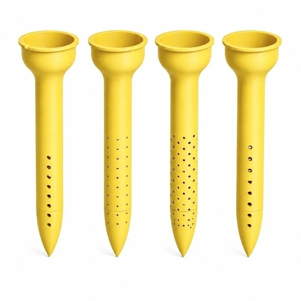 4pcs Automatic Plant Irrigation Funnel Effort-saving Uniform Seepage Potted Plant Self-Watering Stakes Wear-resistant Handmade