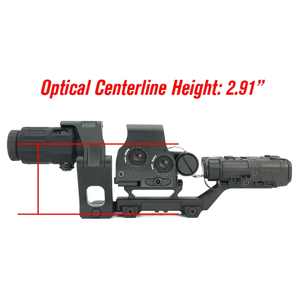 2024 New Tactical GBRS OMNI FTC QD Mount For Magnifier Scope HolyWarrior S1 G33 G43 At 2.91\