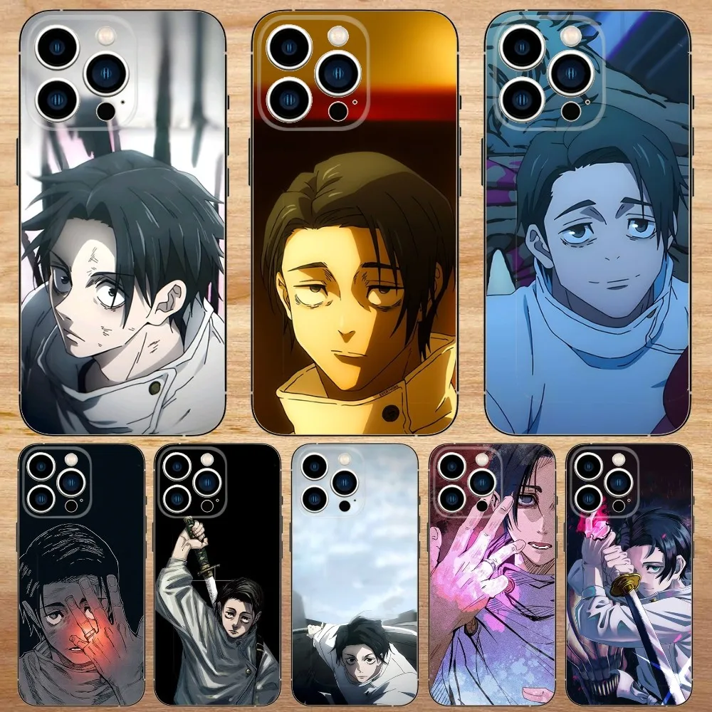 

Jujutsu Kaisen Yuta Okkotsu Phone Case For iPhone15,14,13,12,11,Pro,Max,Plus,Mini,X,XS,XR,8,7,6,S,Plus,SE Soft Black Case