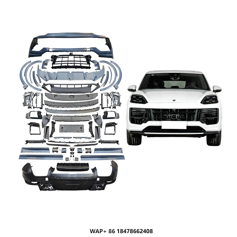 

For Porsche Cayenne 2024-2025 Car Modification Turbo GT Bodykit Car Front Bumper Coupe Rear Bumper Upgrade SportDesign