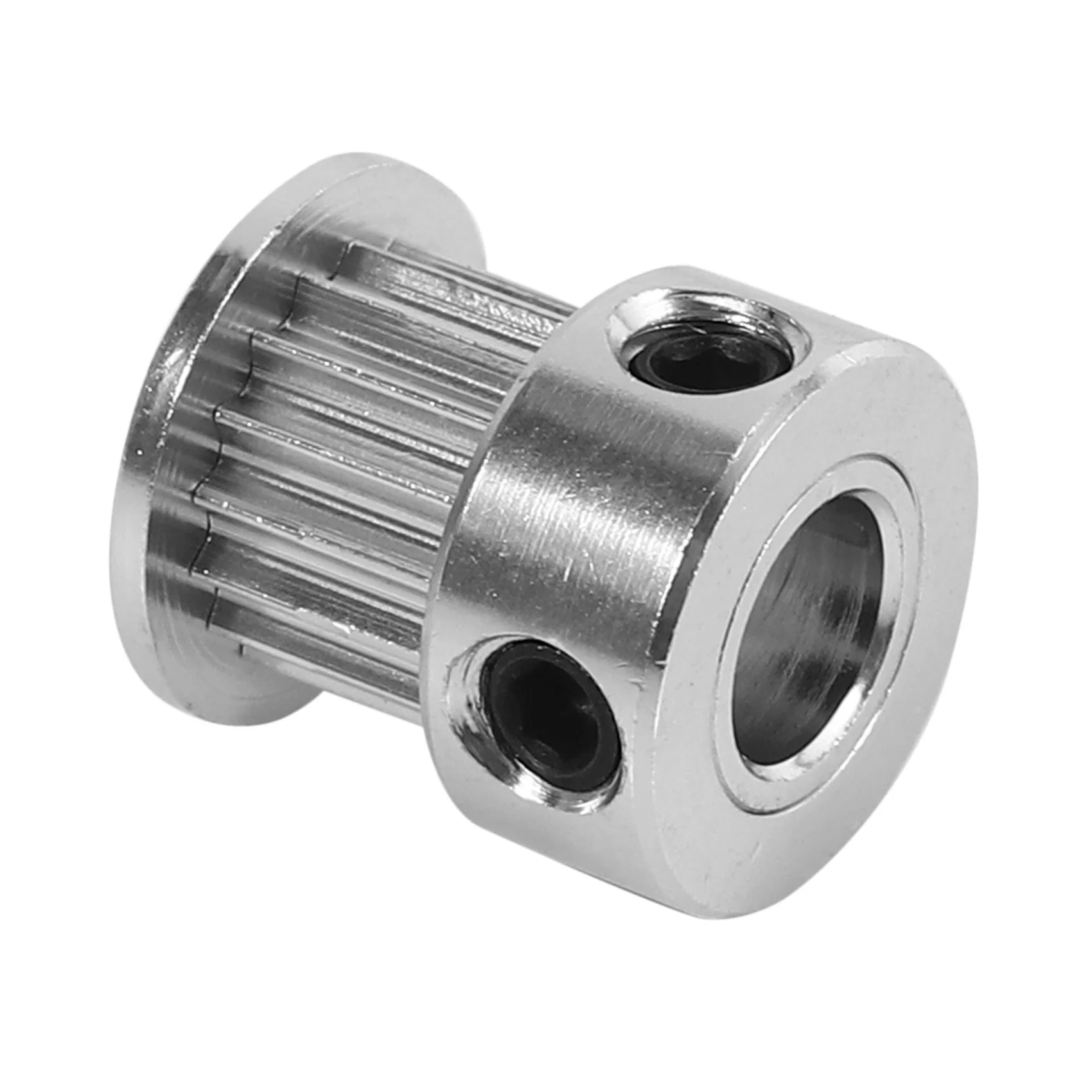 Aluminum GT2 16 Teeth 6mm Bore Timing Belt Pulley Flange Synchronous Wheel for 3D Printer