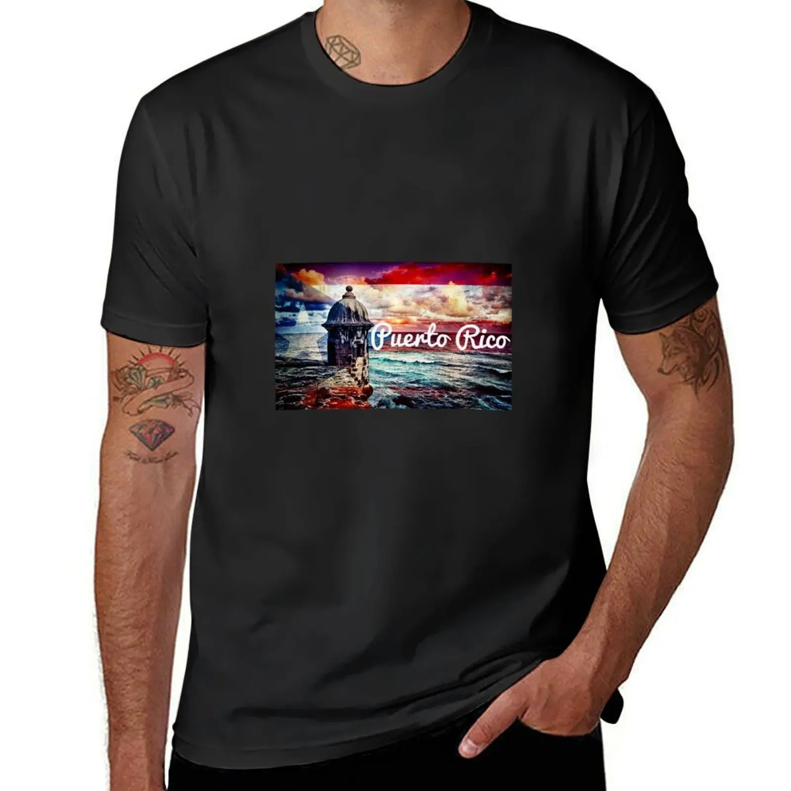 

Viva Puerto Rico! T-Shirt street wear funny shirt cotton new edition man clothes slim fit t shirts for men