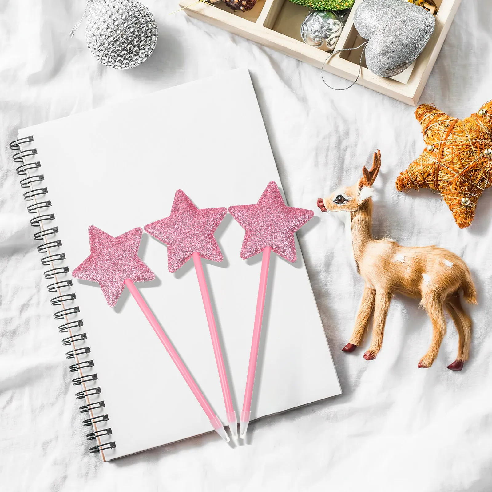

18Pcs Holiday Ballpoint Pens Festive Witch Princess Designs Smooth Writing Halloween Valentine's Day Party Favor Decorative