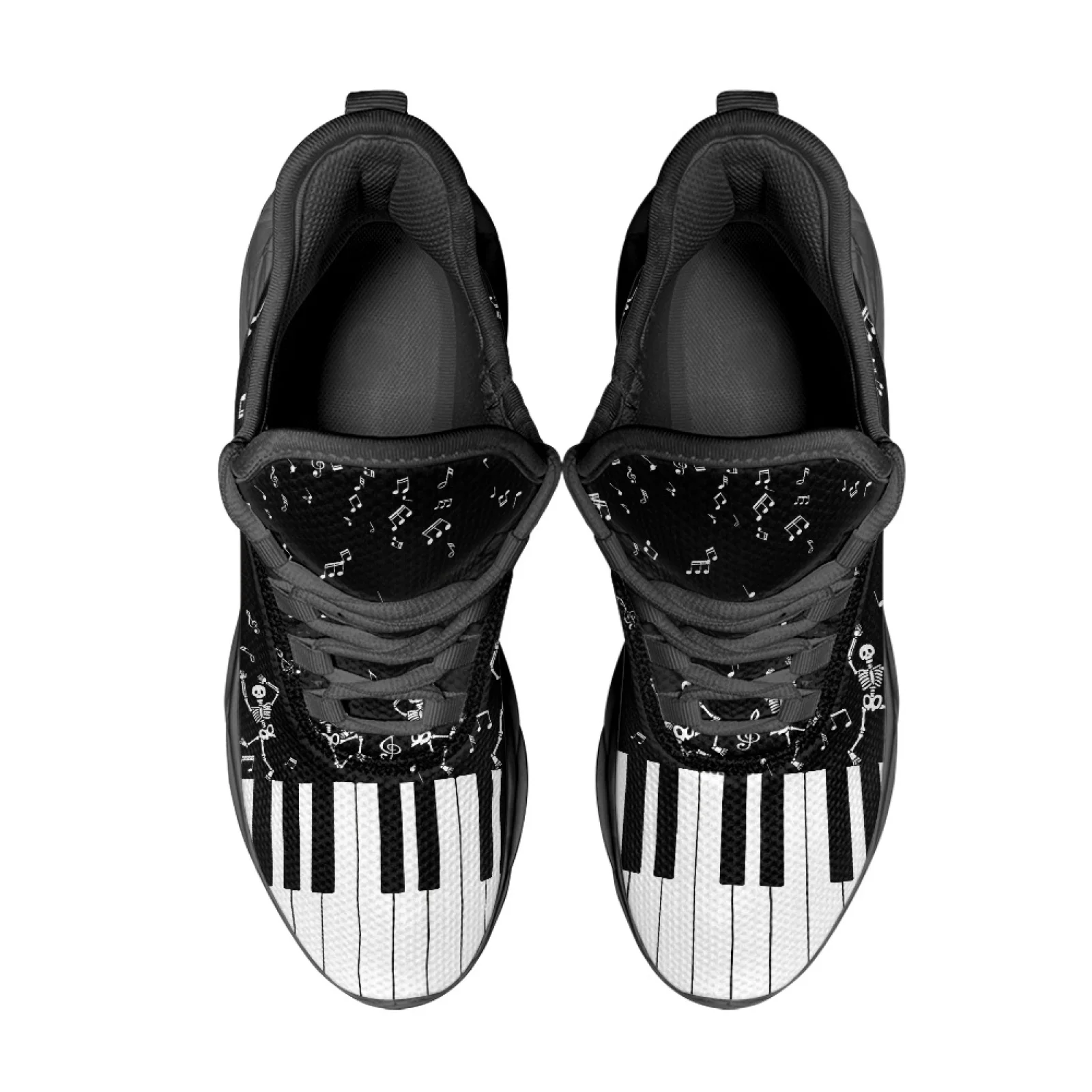 PENSTROLL Skeleton Music Non Slip Athletic Running Sport Shoes for Men Mesh & EVA Athletic Trainer Fashion Sneakers