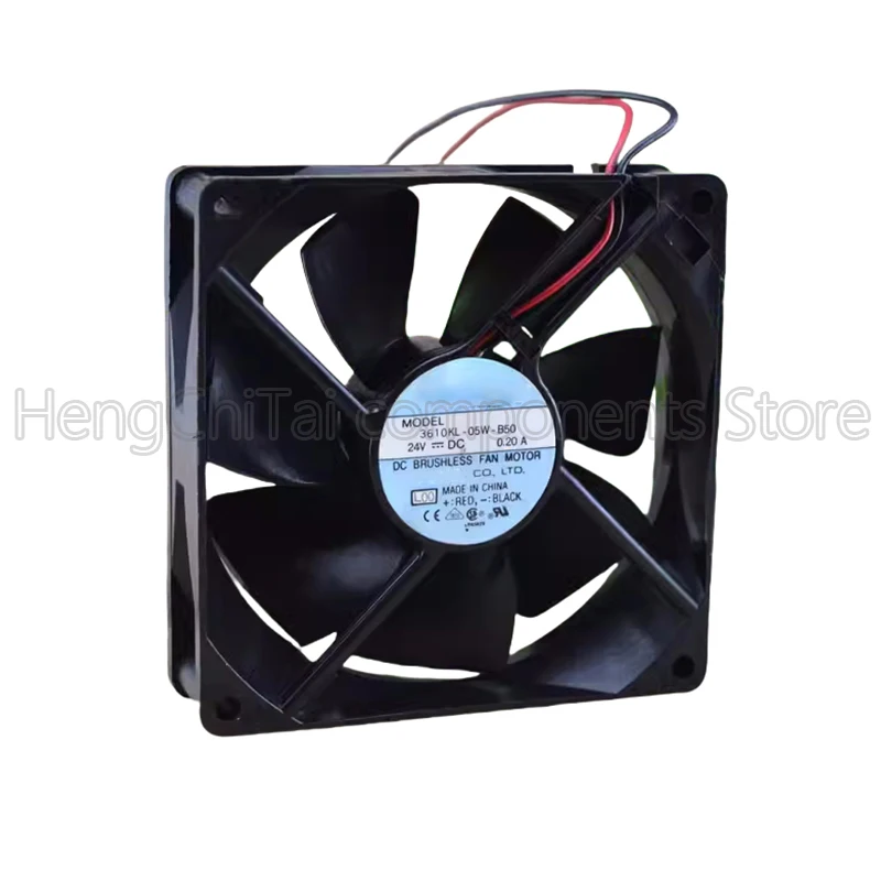 Original 100% Working 3610KL-05W-B50 9025 24V 0.20A cooling fan