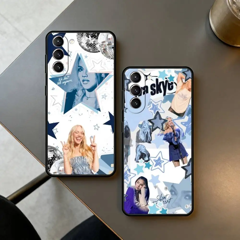 F-Freya S-Skye Singer  Phone Case Black Silicone Soft For Samsung S26,S25,S24,S23,S22,S21,S30,Ultra,Plus,Fe,Lite