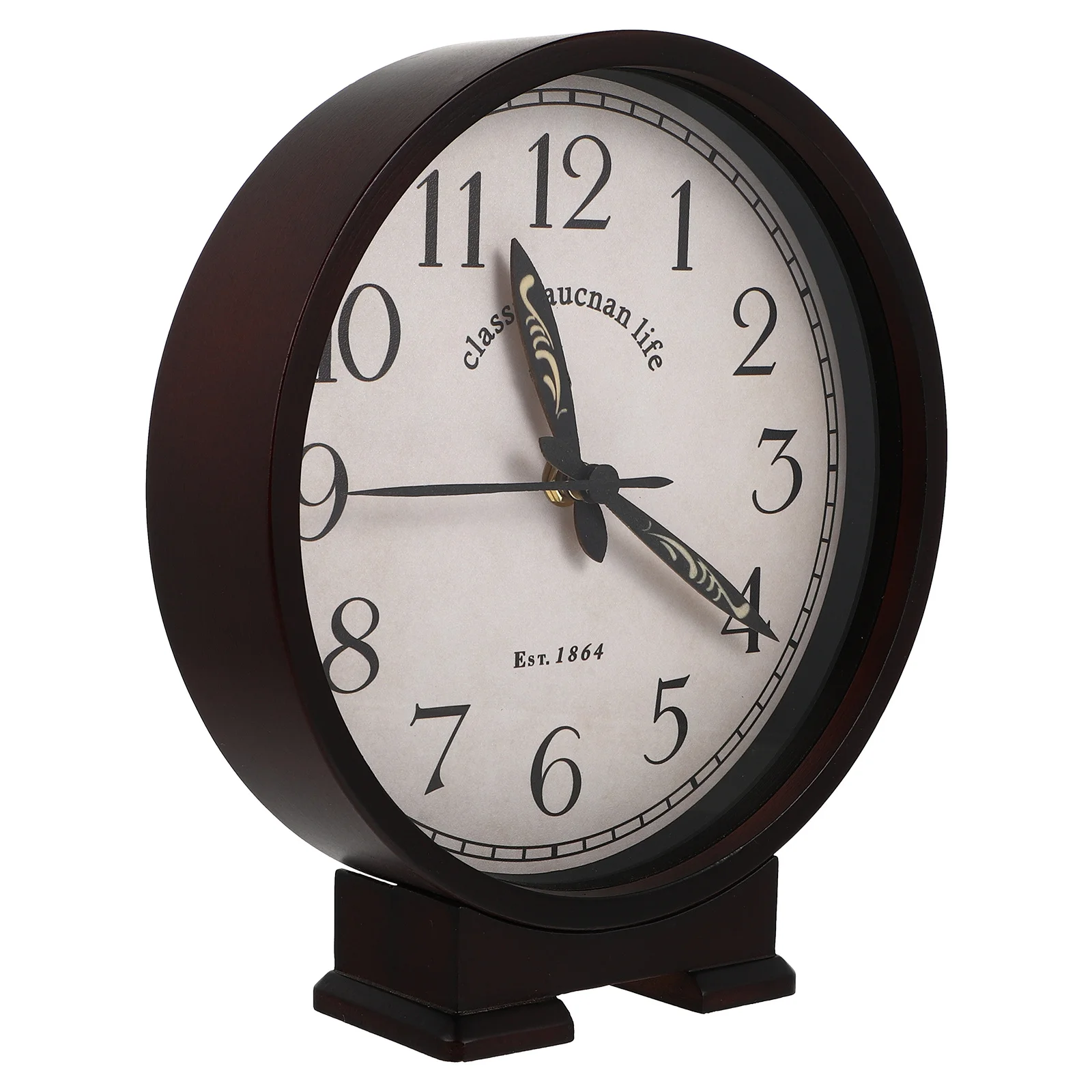 

Retro Vintage Clock Elegant Silent Tabletop Decoration for Living Room Kitchen Company Christmas Gift Retro Clock