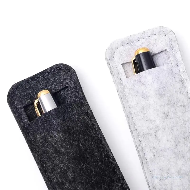 Funda protectora para bolígrafo individual fieltro portátil M17F, estuche protector, estuche para lápices para escribir