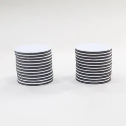 T5577 Carta/etichette per monete in PVC con magnete anti-metallo, adesivo autoadesivo rotondo 3M con chip riscrivibile RFID 125Khz, 5 pezzi