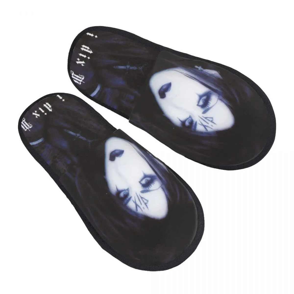 Женские домашние тапочки из мягкой пены с эффектом памяти на заказ Malice Mizer Mana Sama Moi Meme Moitie       Уютные теплые тапочки на нескользящей подошве