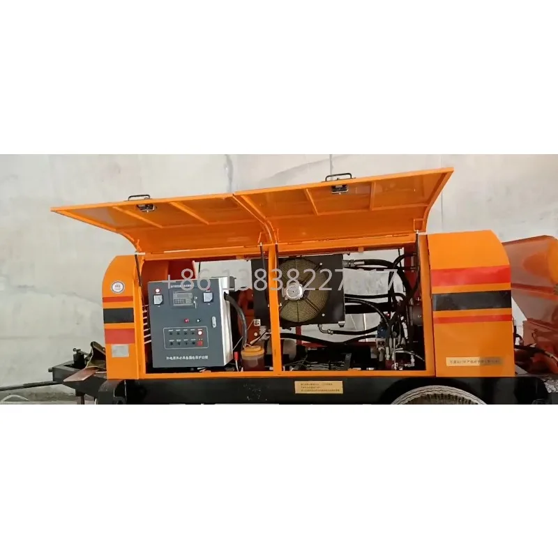 Dual-Circuit Hydraulic System | Remote Control Concrete Pump | 40m³/h Output | Easy Maintenance Construction Equipment