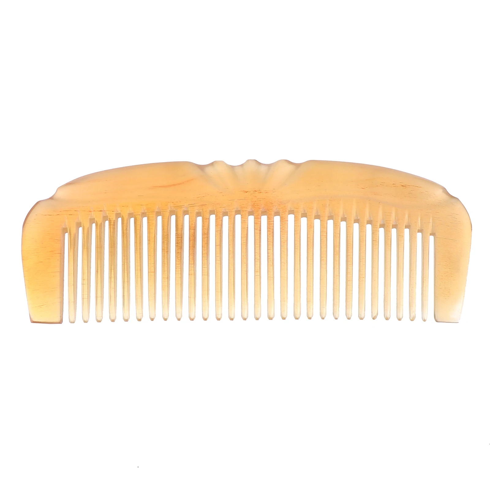 

Horn Hair Comb Comb Hair Massager Smooth Natural Massage Combs Teeth For Scalp Care Vintage Style
