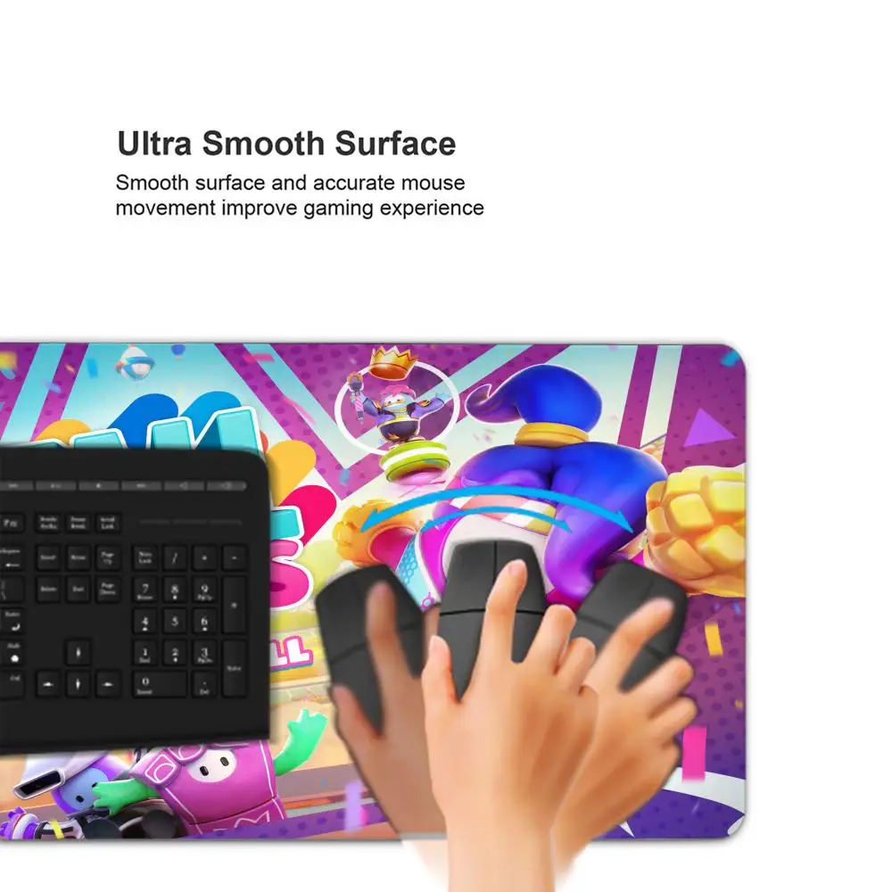 Fall Guys Ultimate Knockout Mouse Pad Large Computer Mousepad Office 1000x500mm XXL Pc Gamer Non-slip Rubber Keyboard Deskmat