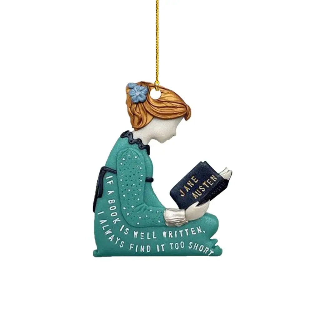 Легко повесить акриловую подвеску в виде рождественской елки