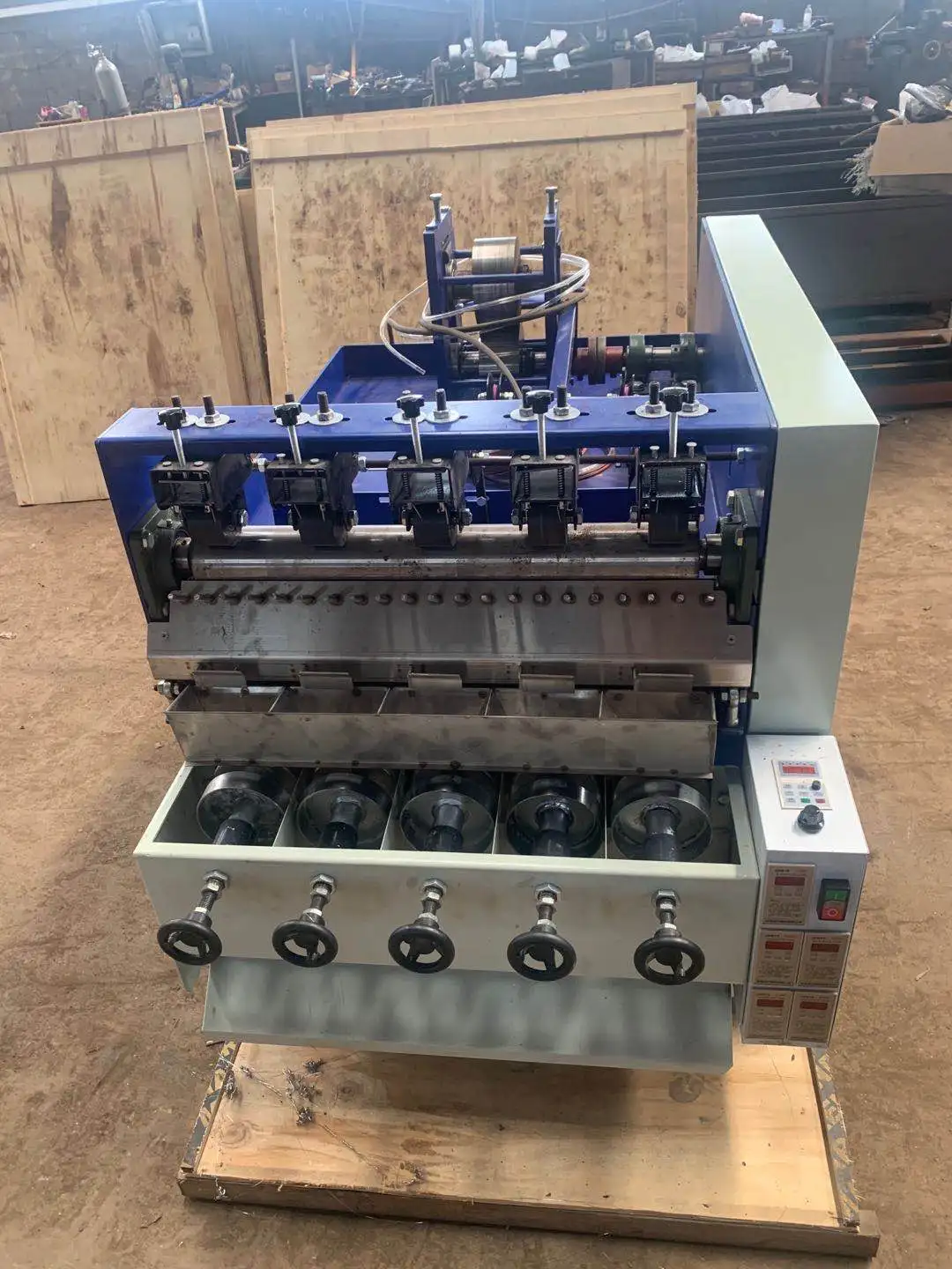 Dish Wash Mesh Scourer Knitting Machine Stainless Steel Scrubber Making Machine Steel Wool Scourer Making Machine
