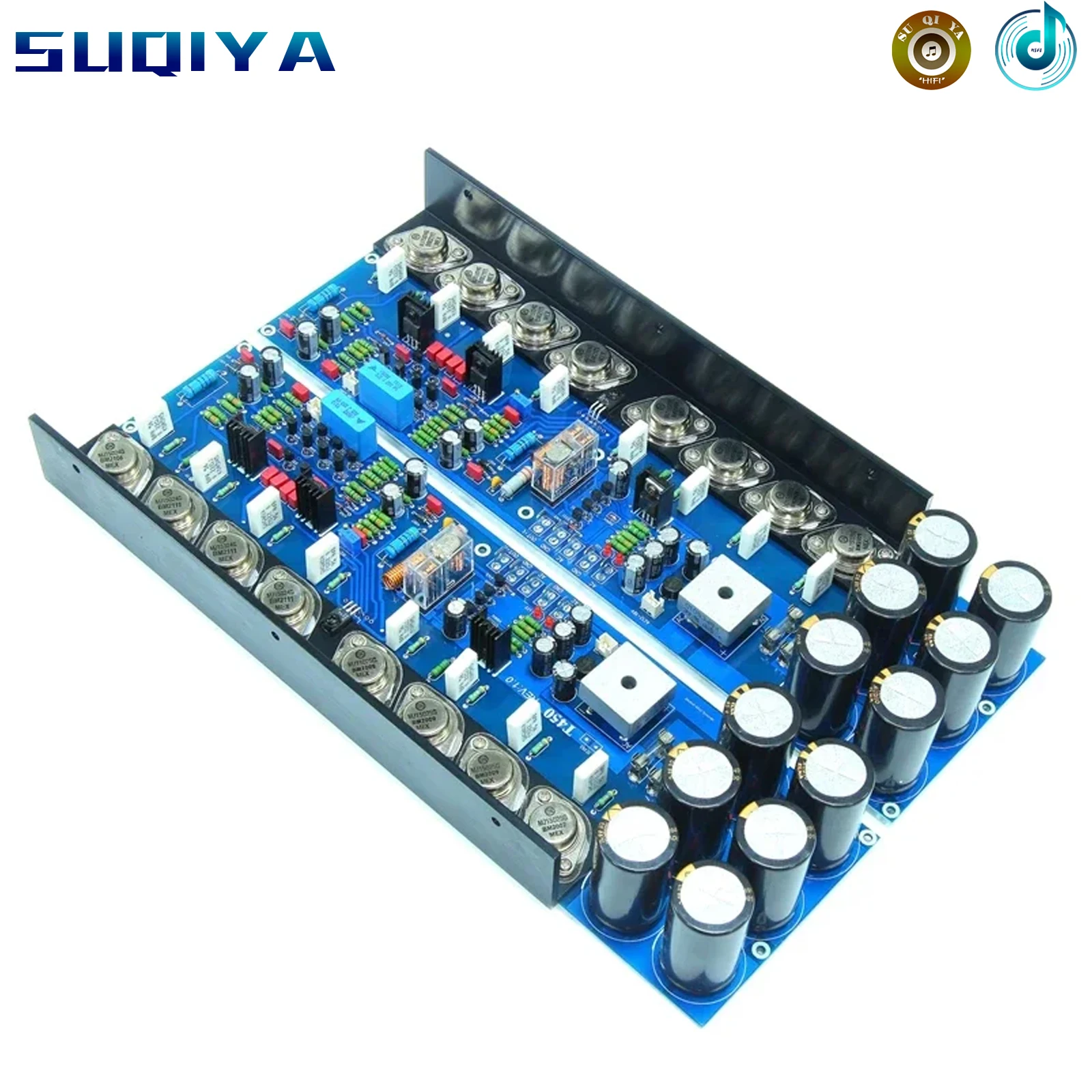 16 Gold Seal MJ15024 MJ15025 Tube 400W*2 HiFi Fever Class AB Audio Amplifier Board With Pre-rectifier Amplification