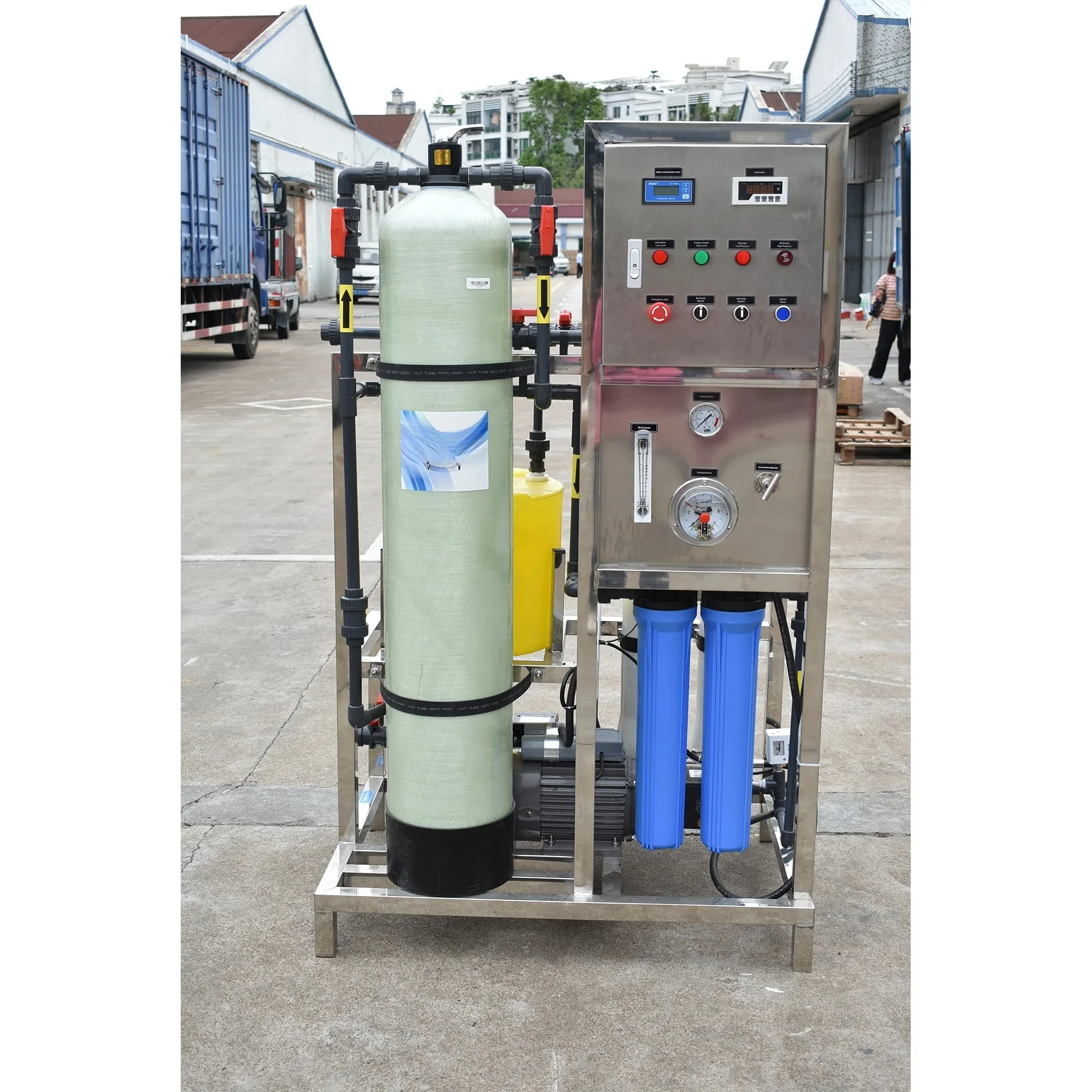 200LPH Small RO Seawater Desalination Plant For Boat / Yacht / Marine Salt Sea Water To Drinking Water Machine(Not final price)