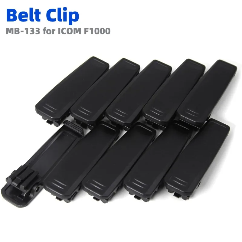 10pcs MB-133 Belt Clip for ICOM Walkie Talkie F1000 F2000 F2100 F3400 F4400 A16 A25 Radio BP-278 BP-279 R30 Batteries