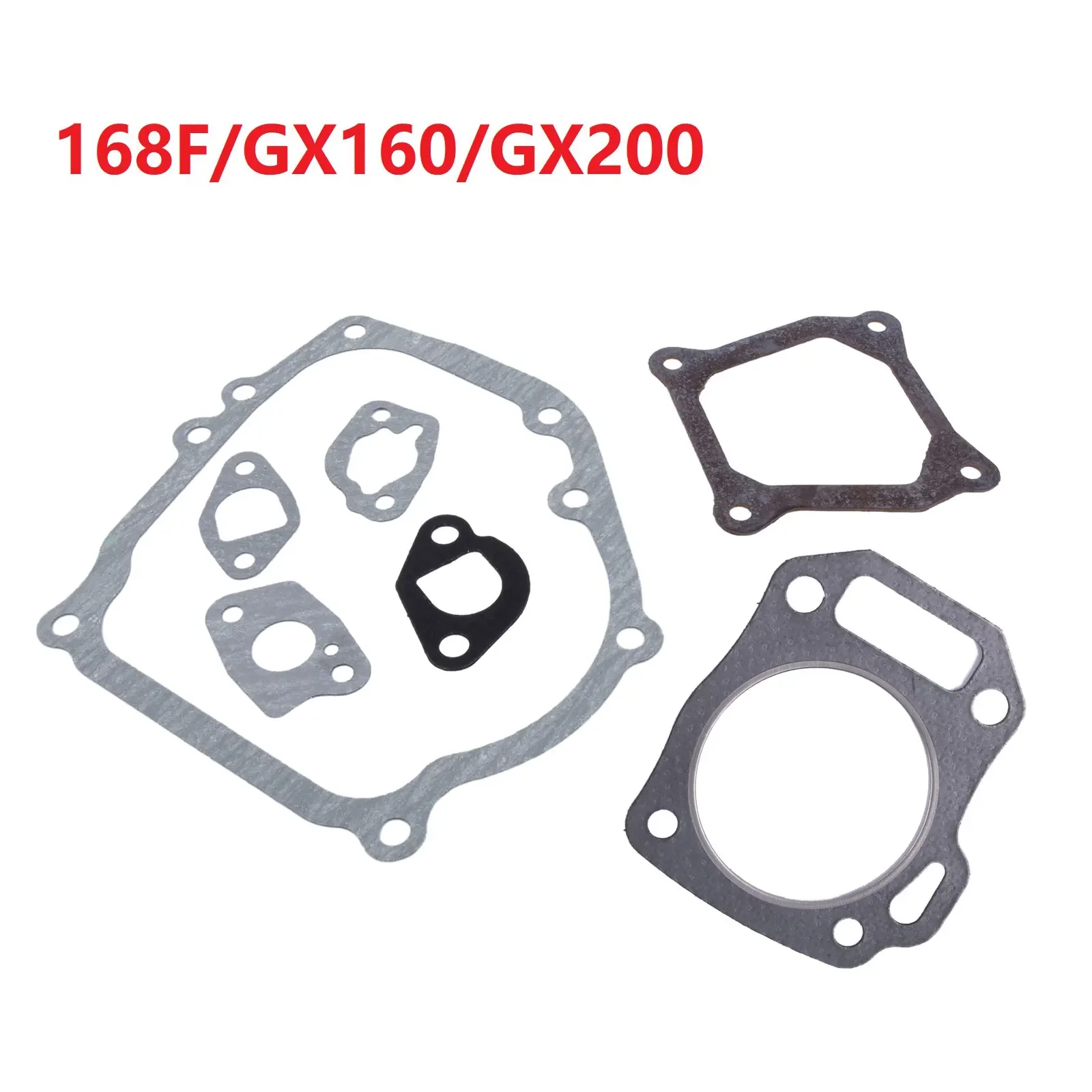 Engine Gasket Set For GX160 GX200 168F/170F 2-3KW EnginePetrol Generator Trimmer Carburetor Muffler Cylinder Head Breathing Pad