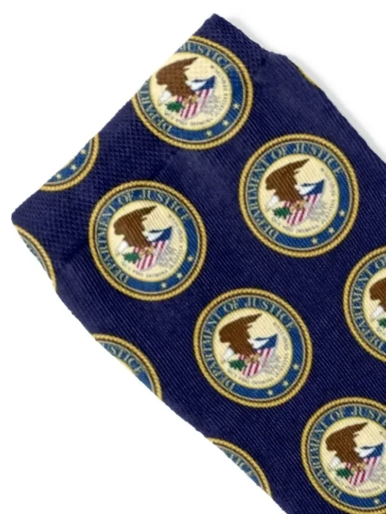 UNITED STATES DEPARTMENT OF JUSTICE DOJ SEAL Socks hockey designer brand cotton Wholesale Women's Socks Men's