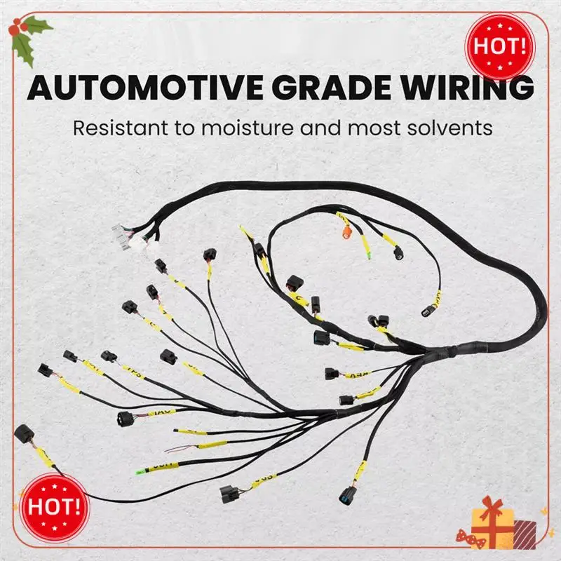 Durable-K20 K24 K-Series Tucked Engine Harness Wire For Honda Acura K-Swap Integra CRX EK EG Civic EP3 01-05 RSX 02-04 EGK20K24