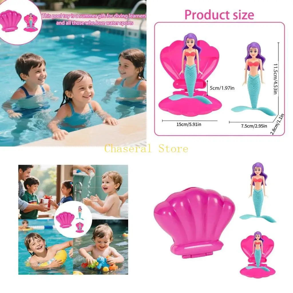 

E7CE Non Toxic Mermaids Dive Toy For Water Play Pool Games And Parties