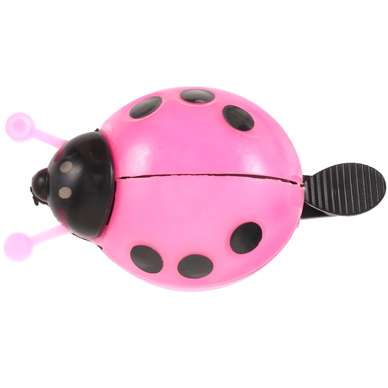 Plastic Ladybug appearance Brass Duet Bell Bike Bell For Children Children's Gift(Pink) Ring Bell Bike Ring Bell