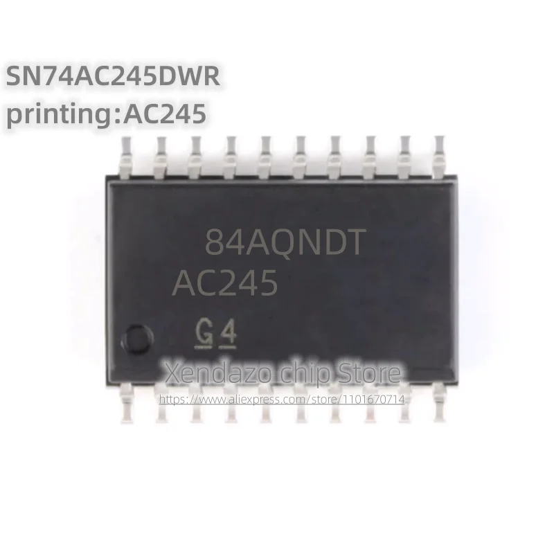 10pcs/lot SN74AC245DWR SN74AC245 Silk screen printing AC245 SOP-20 package Original genuine Logic chip