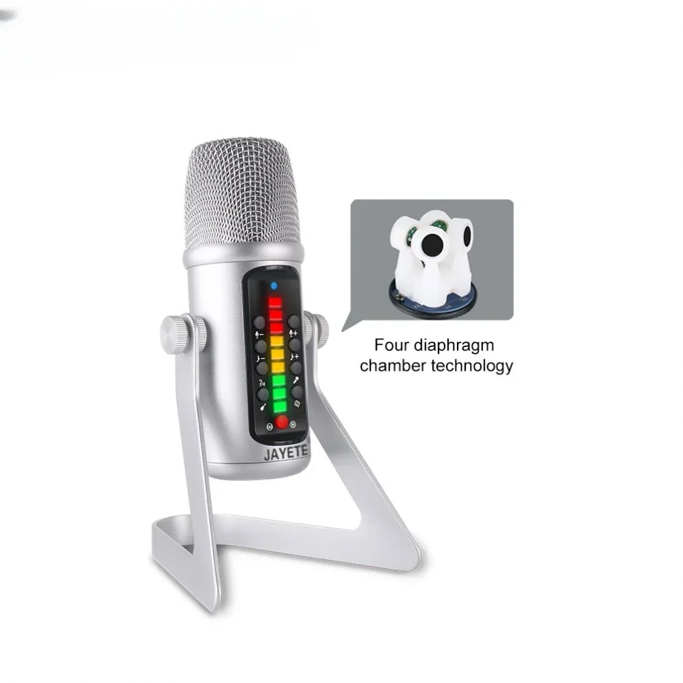 Hot Sale Professional Recording Studio Usb Condenser Microphone With Tripod Stand For Phone Pc Skype Online Gaming Vlogging