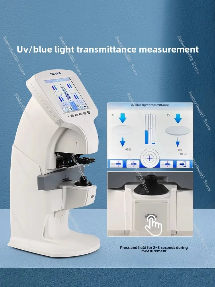 Fully Automatic Focimeter Film Inspector Optical Lens Processing Equipment with UV and Blue Light Measurement