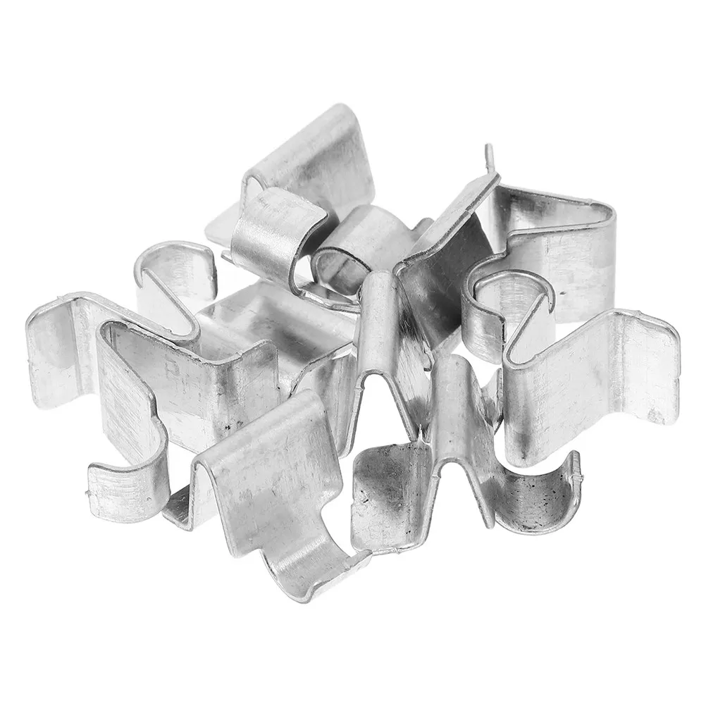 20Pcs Stainless Steel Shelf Clips Cabinet Shelf Brackets for Wood Shelving Office Archive Cabinets Heavy Duty Support Fixer