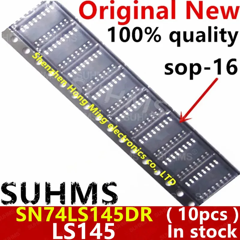 SN74LS145DR 74LS145 LS145 SOP-16 chipset, 100% novo, 10 peças