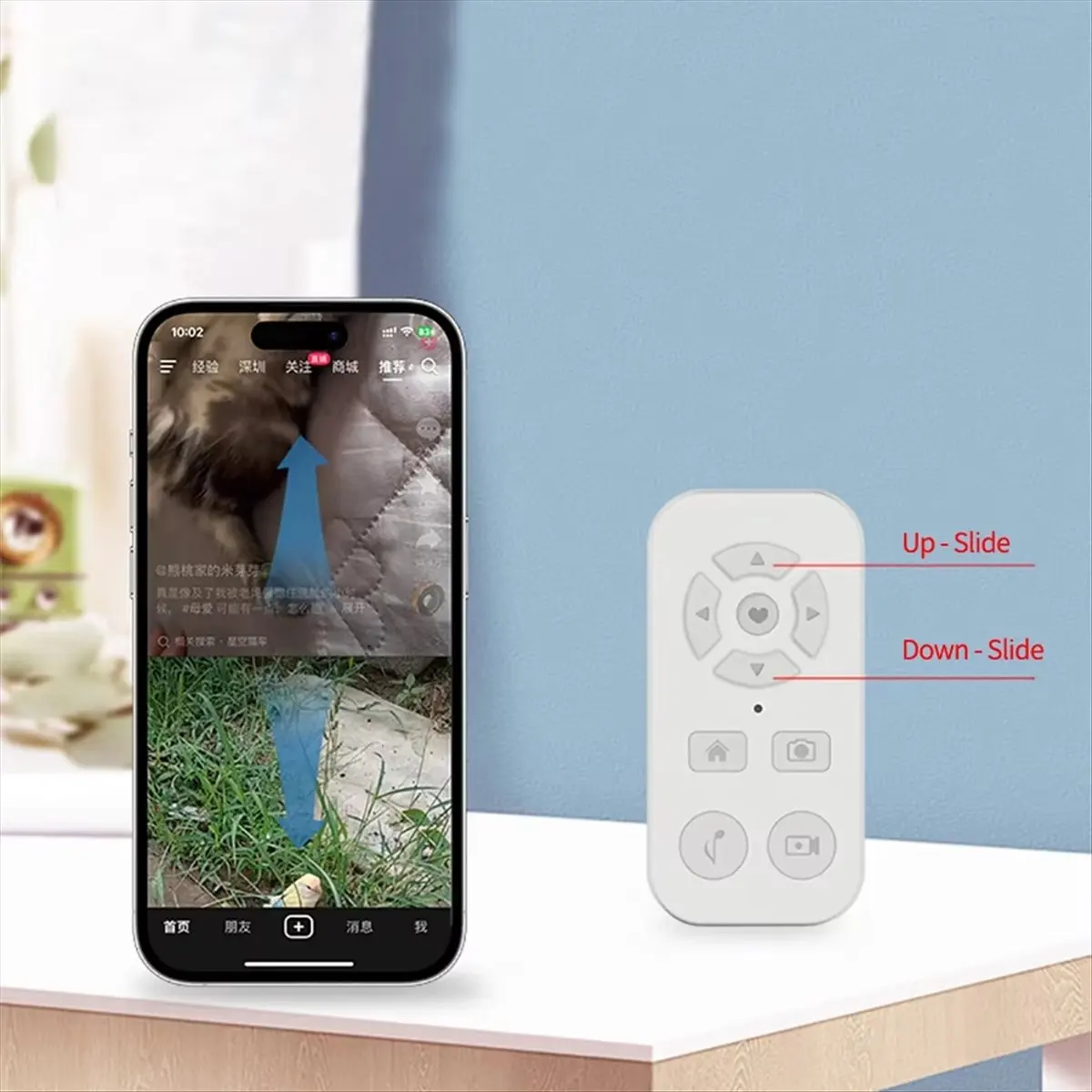 A69ZBG! Bluetooth Smart Remote for Mobile Phone Universal Remote Control Selfie Stick Bluetooth Camera Controller Black