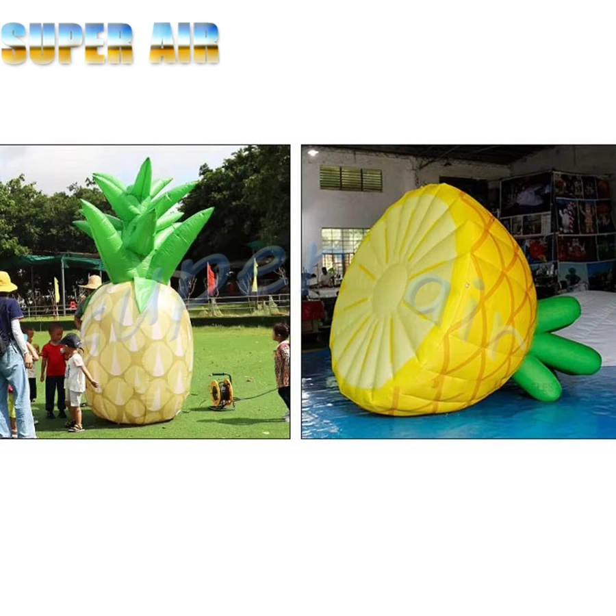 Popolare modello di frutta gonfiabile vivido al limone gonfiabile artificiale per la decorazione dell'edificio