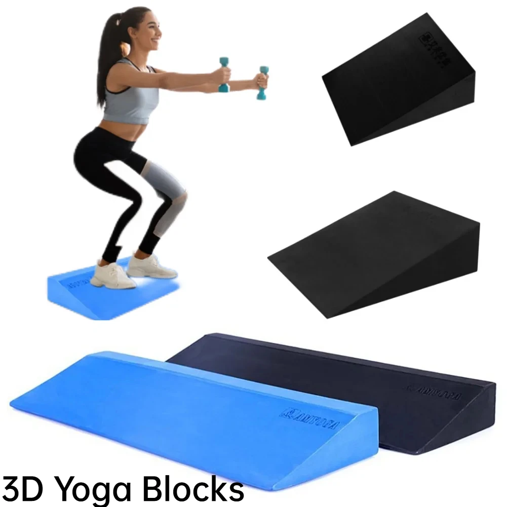 1/2 Stück Yoga-Keilblöcke, leichte Yoga-Keilblöcke, Stretch-Schrägbrett, Unterstützung für Handgelenk und unteren Rücken, für Übungen, Fitness, Gymnastik