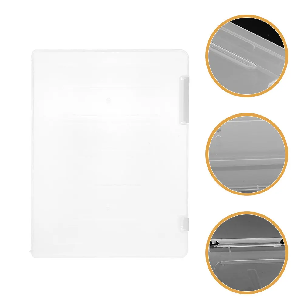 

False Nail Organizer Box Nail Art Supply Spacious Interior Easy Viewing Ideal for Enthusiasts Portable Storage