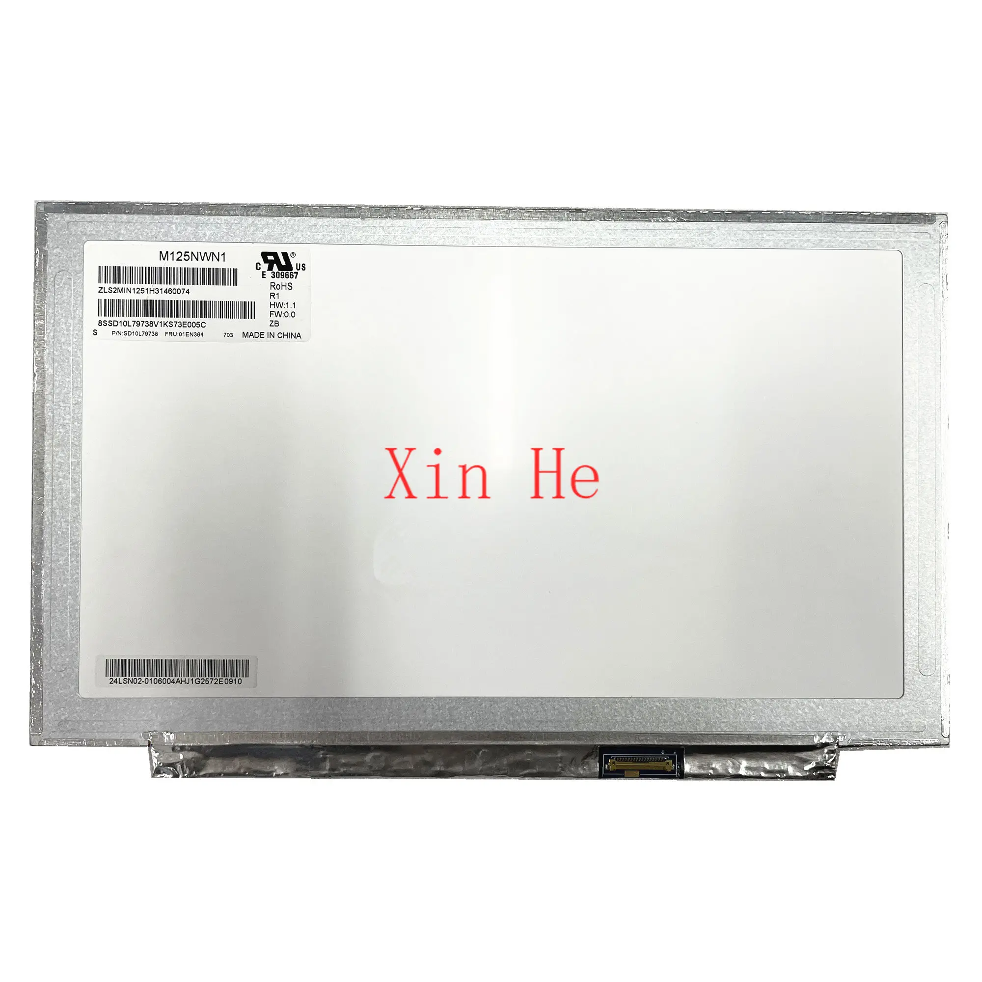 M125NWN1 R1 fit HB125WX1-200 B125XTN01.0 Laptop LCD Screen Panel Matrix 1366*768 EDP 30 Pins