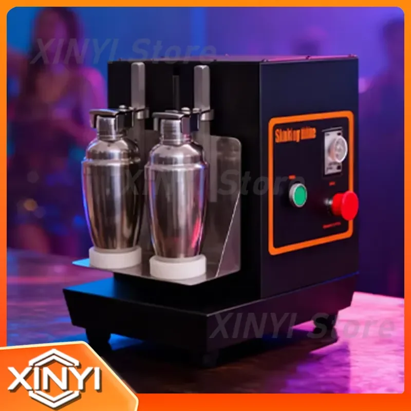 for Double Head Milk Tea Shaking Machine Commercial Cocktail Shaker 220V 40W Blender Milk Frother Mixer Home Appliance