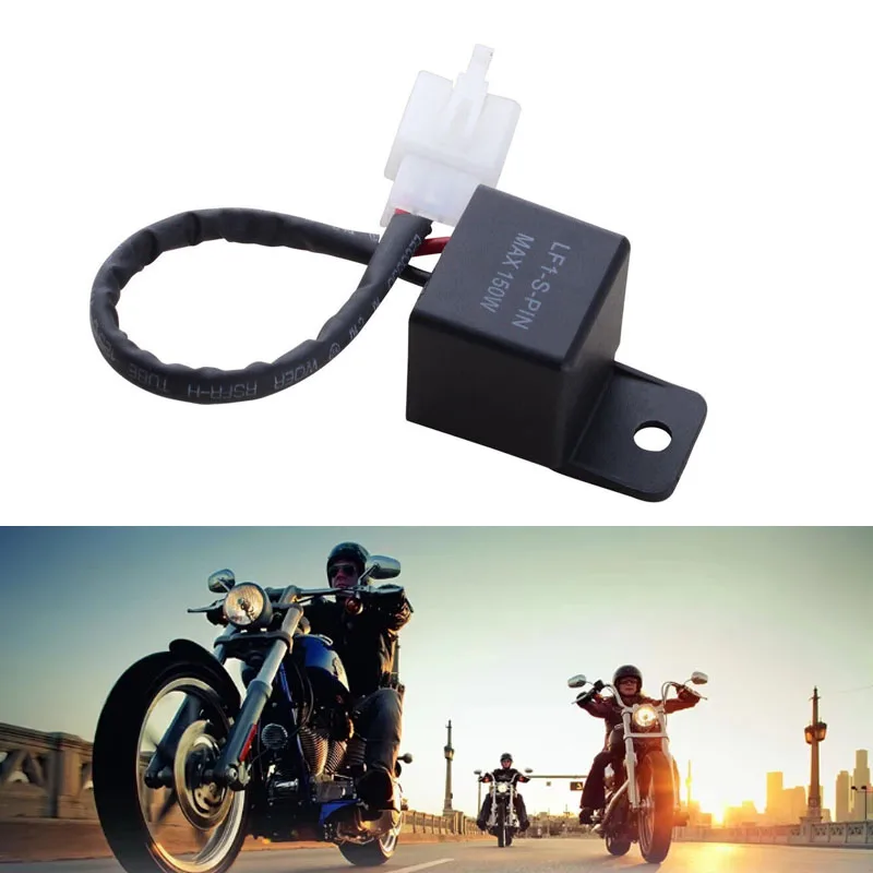 

For Yamaha R1 R6 FZ1 FZ6 FZ8 MT07 MT09 LED Indicator Flasher Relay Motorcycle Turn Signal Indicator Blinker Light Flasher Relay