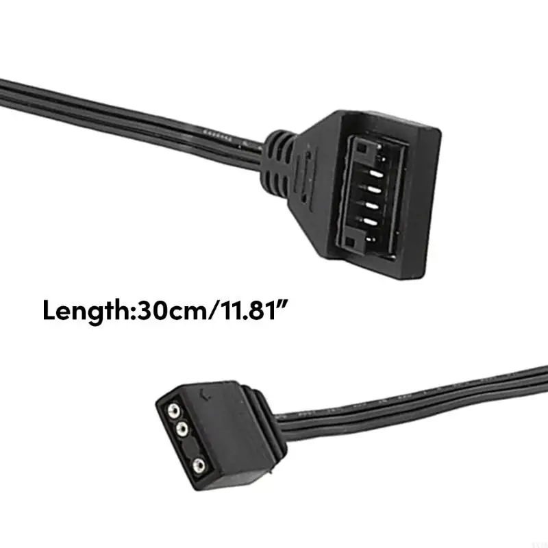 الجودة 5V 3Pin إلى ArgB 5v 8pin/6pin خط محول الذك