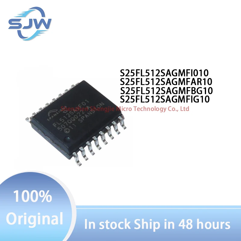 

S25FL512SAGMFI010 S25FL512SAGMFAR10 S25FL512SAGMFBG10 S25FL512SAGMFIG10 encapsulation SOIC16 NOR FLASH CHIP