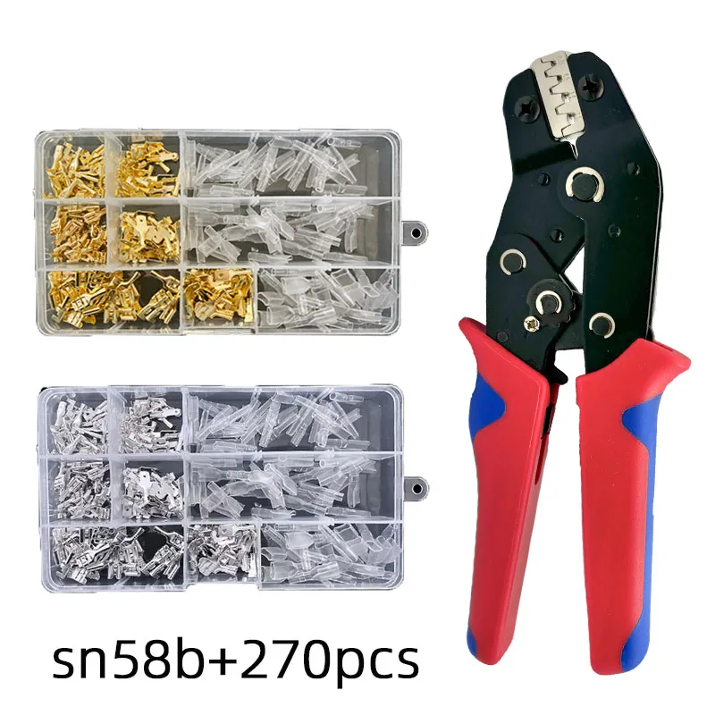 SN-58B 2.8/4.8/6.3 קפיץ תוסף קרימינס יד נקבה מחבר חוט נקבה מחבר מסוף חשמלי