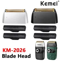 100% Kemei Original Replacement Blades For KM-2026/2027 Shaver Knife Head And Knife Net Mesh Shaving Accessories
